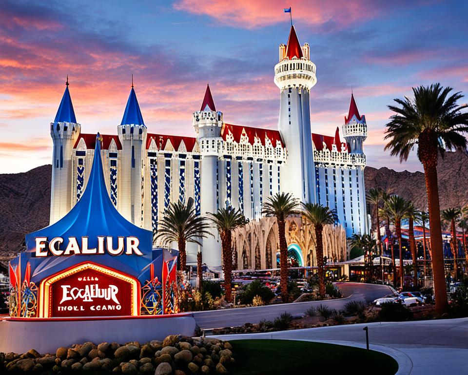 Excalibur Hotel and Casino's Location