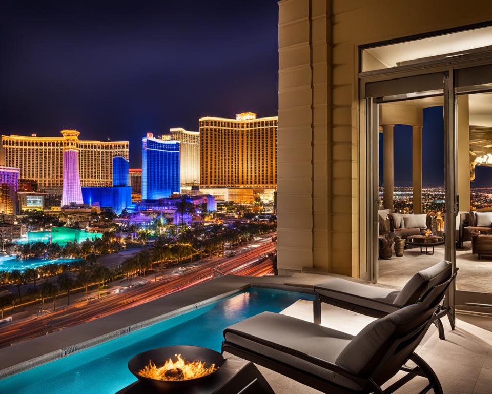 las vegas hotel balcony