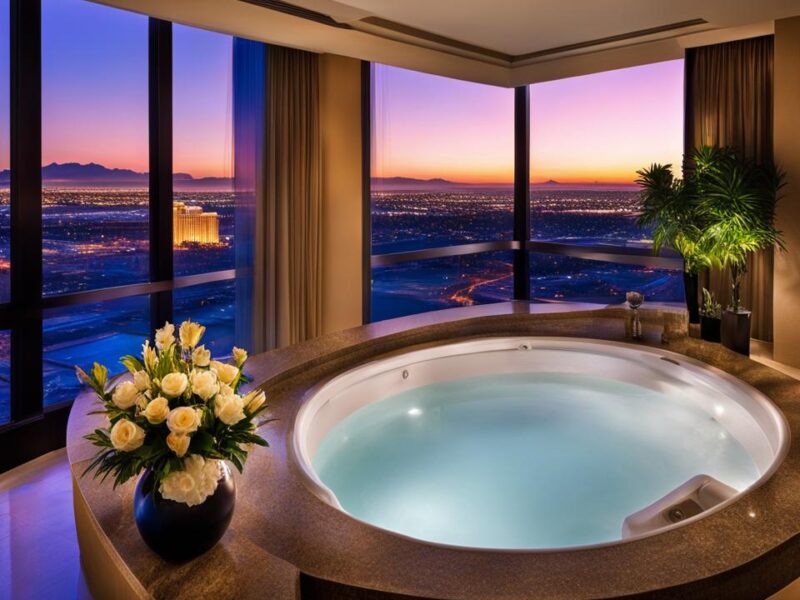 las vegas hotel jacuzzi