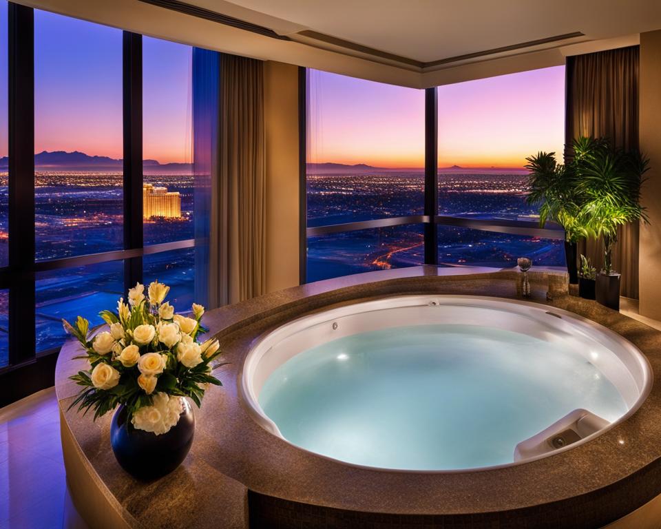 las vegas hotel jacuzzi