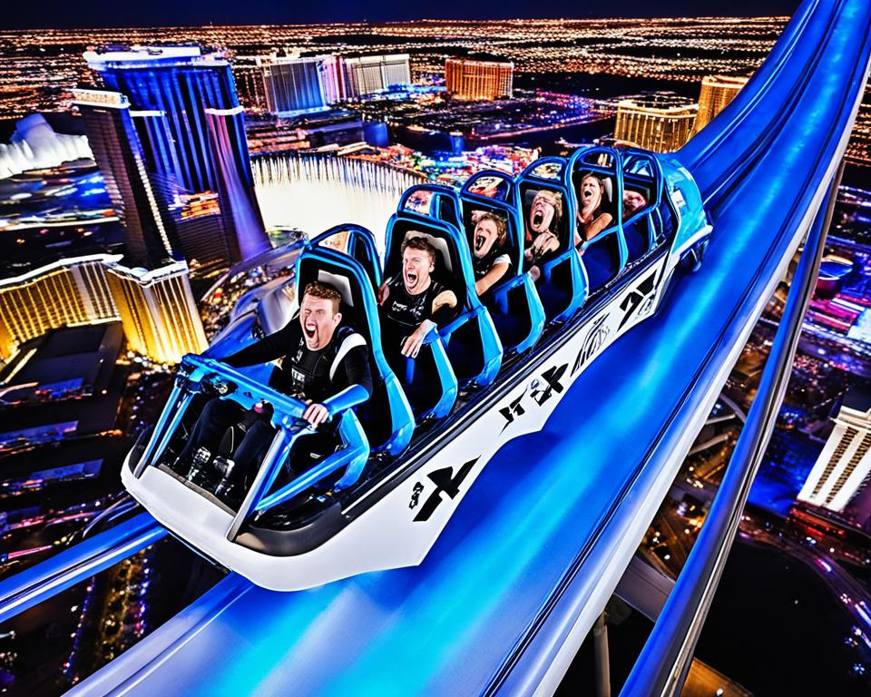 las vegas hotel roller coaster