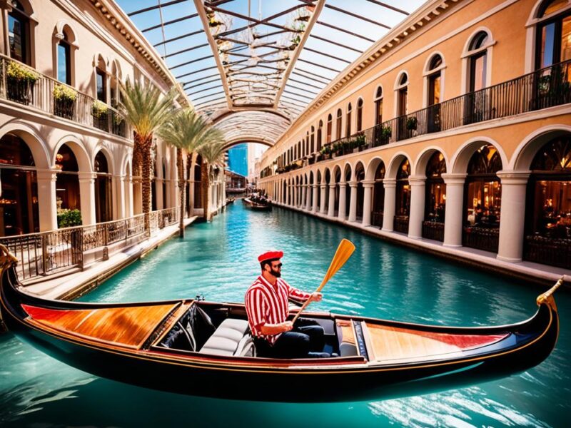 which las vegas hotel has canals