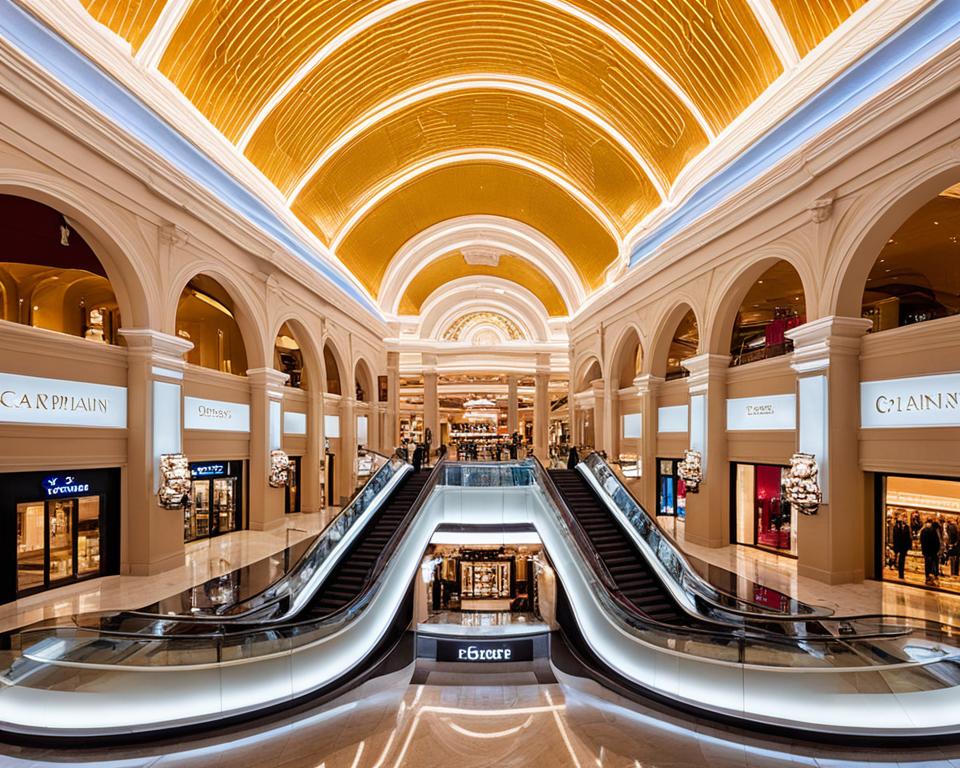 Architectural lighting upgrade at The Forum Shops Las Vegas