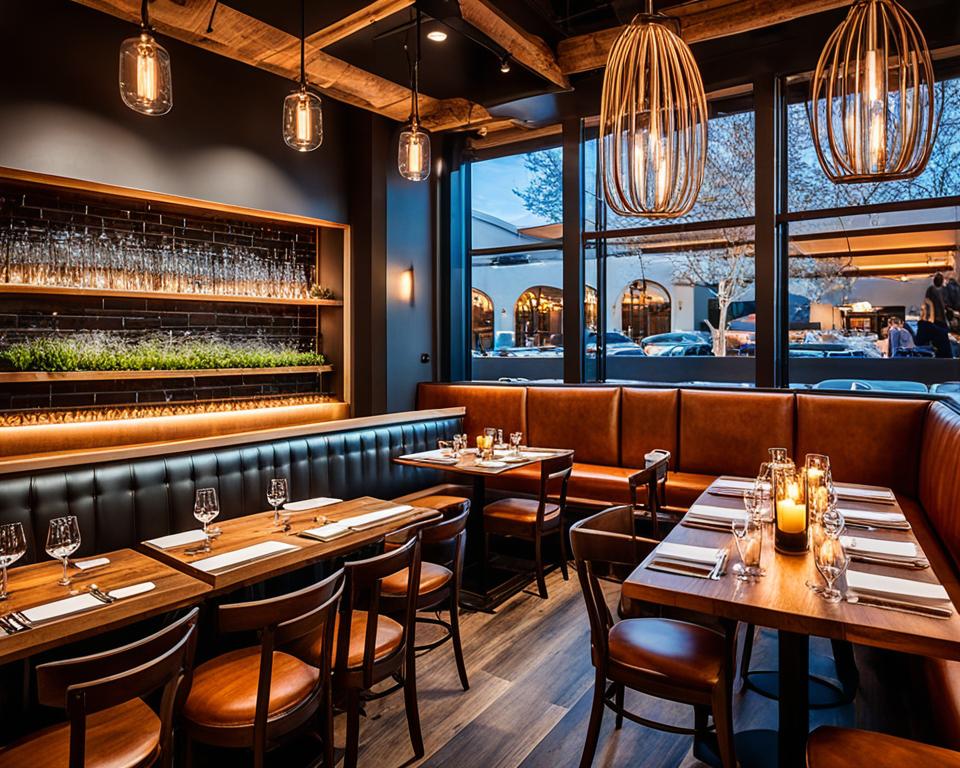 Cozy ambiance at 595 Craft and Kitchen Las Vegas Restaurant