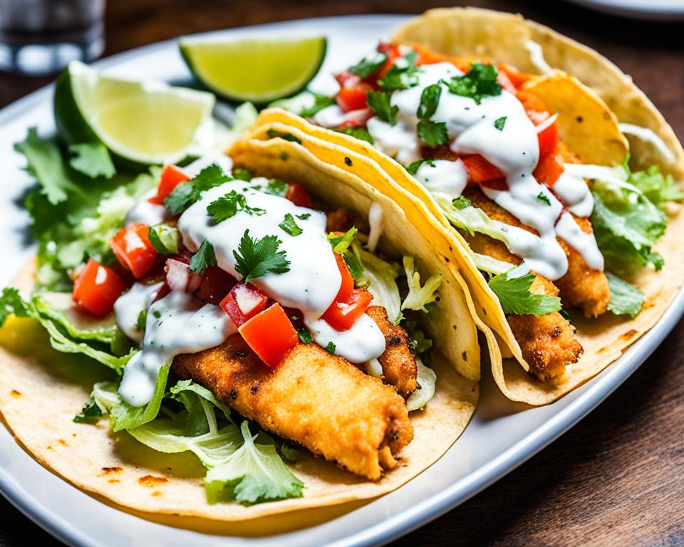 Delectable Baja Fish Tacos at Tacos & Beer Las Vegas