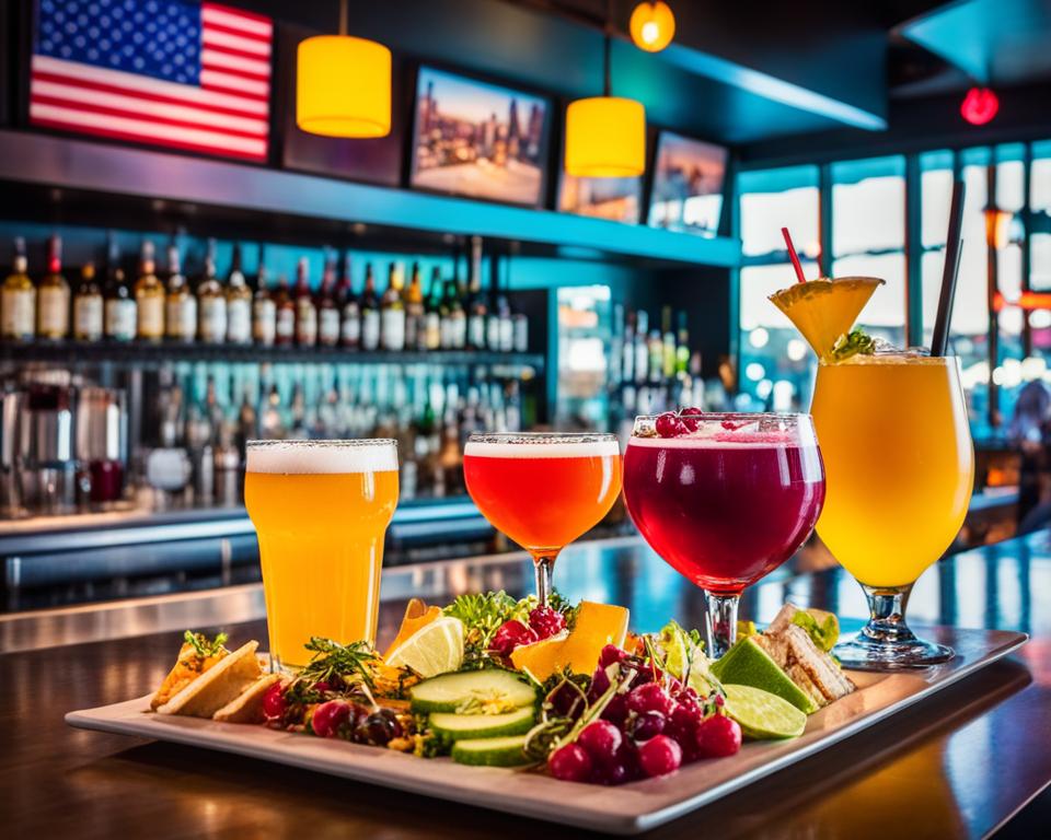 Drink specials and happy hour at Freedom Beat Restaurant