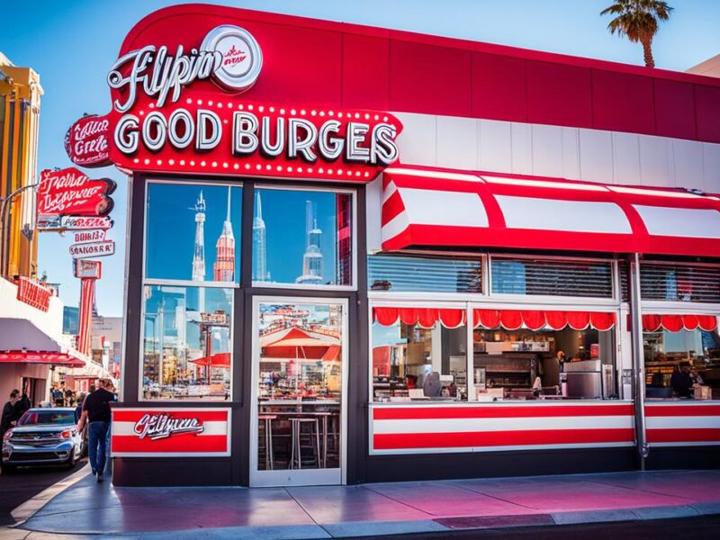 Flippin' Good Burgers & Shakes Restaurant Downtown Las Vegas