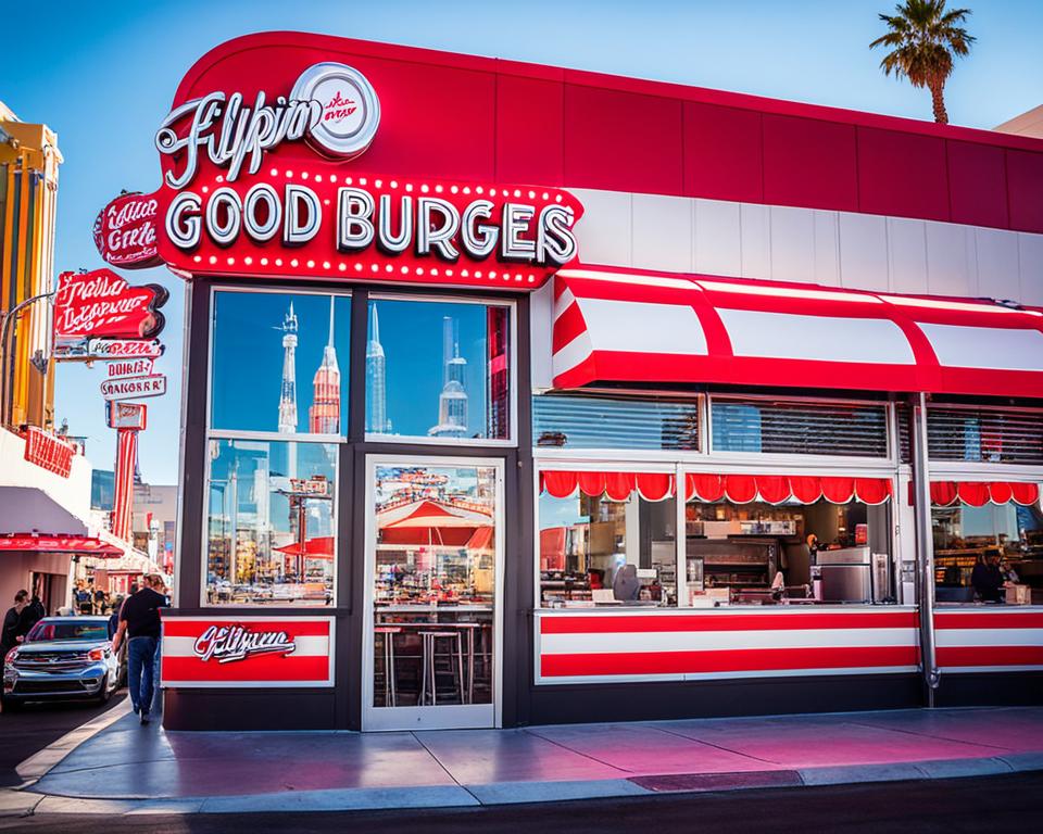 Flippin' Good Burgers & Shakes Restaurant Downtown Las Vegas