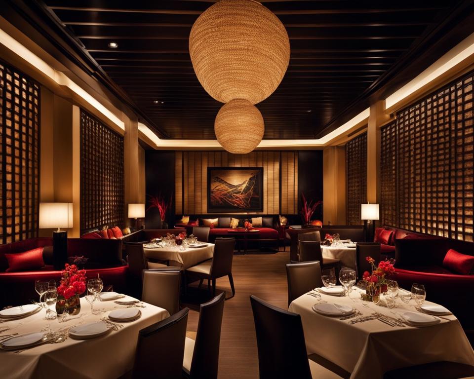 Upscale Dining Ambiance at 8 East Las Vegas