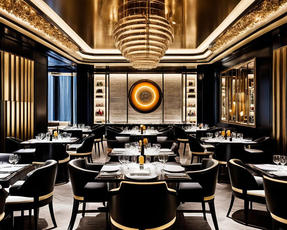 luxury dining at Joël Robuchon