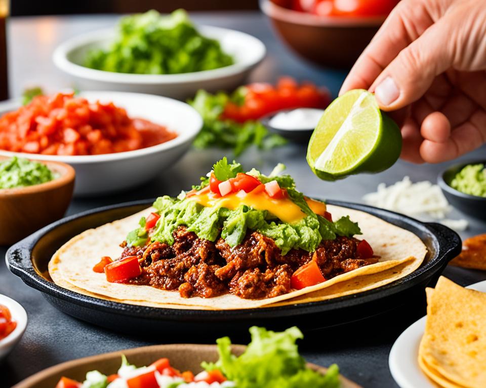 tacos and enchiladas